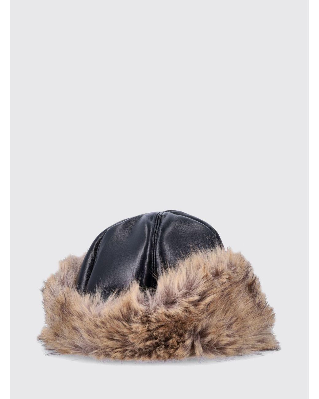 Stand Studio Multicolor Bicolour Faux-Fur Beanie With Cuff