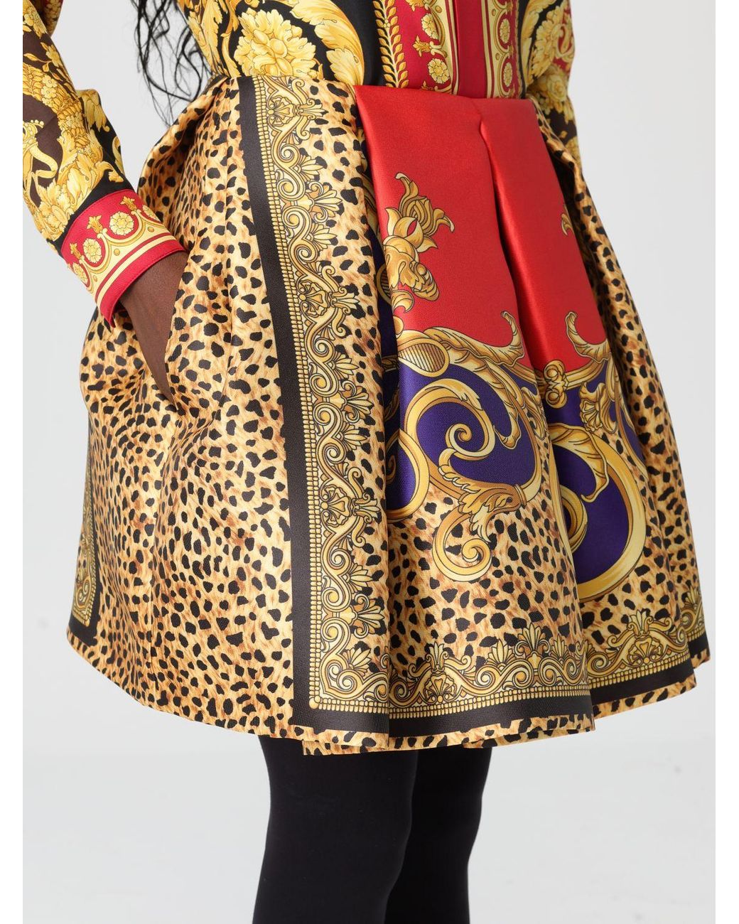 Versace Blue Skirt