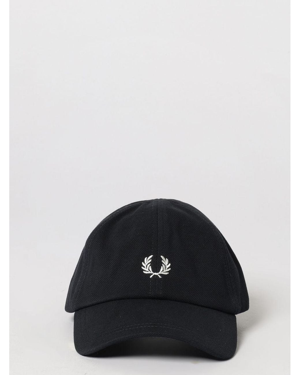 Fred Perry Baseballcap Aus Baumwoll-Canvas Von Mit Gesticktem Logo in Black für Herren