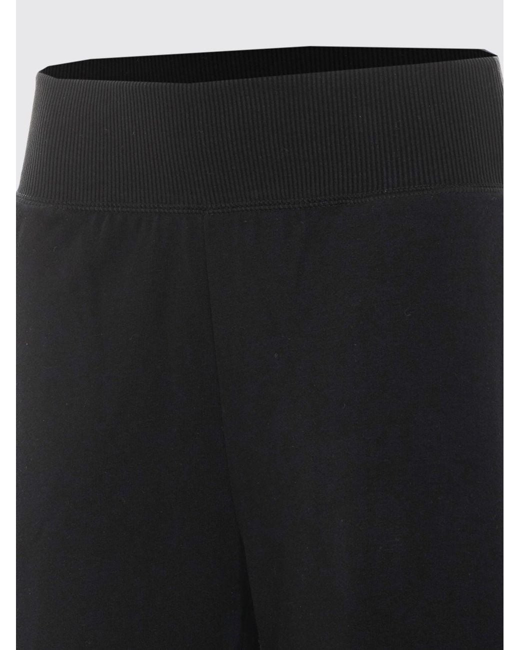Repetto Black Wide-Leg Cotton Blend Jogging Trousers With A High Elasticated Waist
