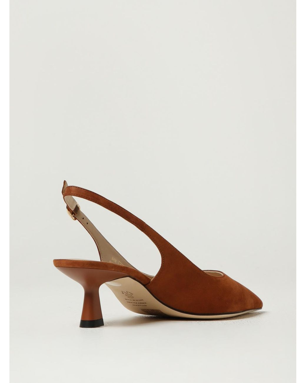 Stuart Weitzman Brown Suede Slingback Sandals