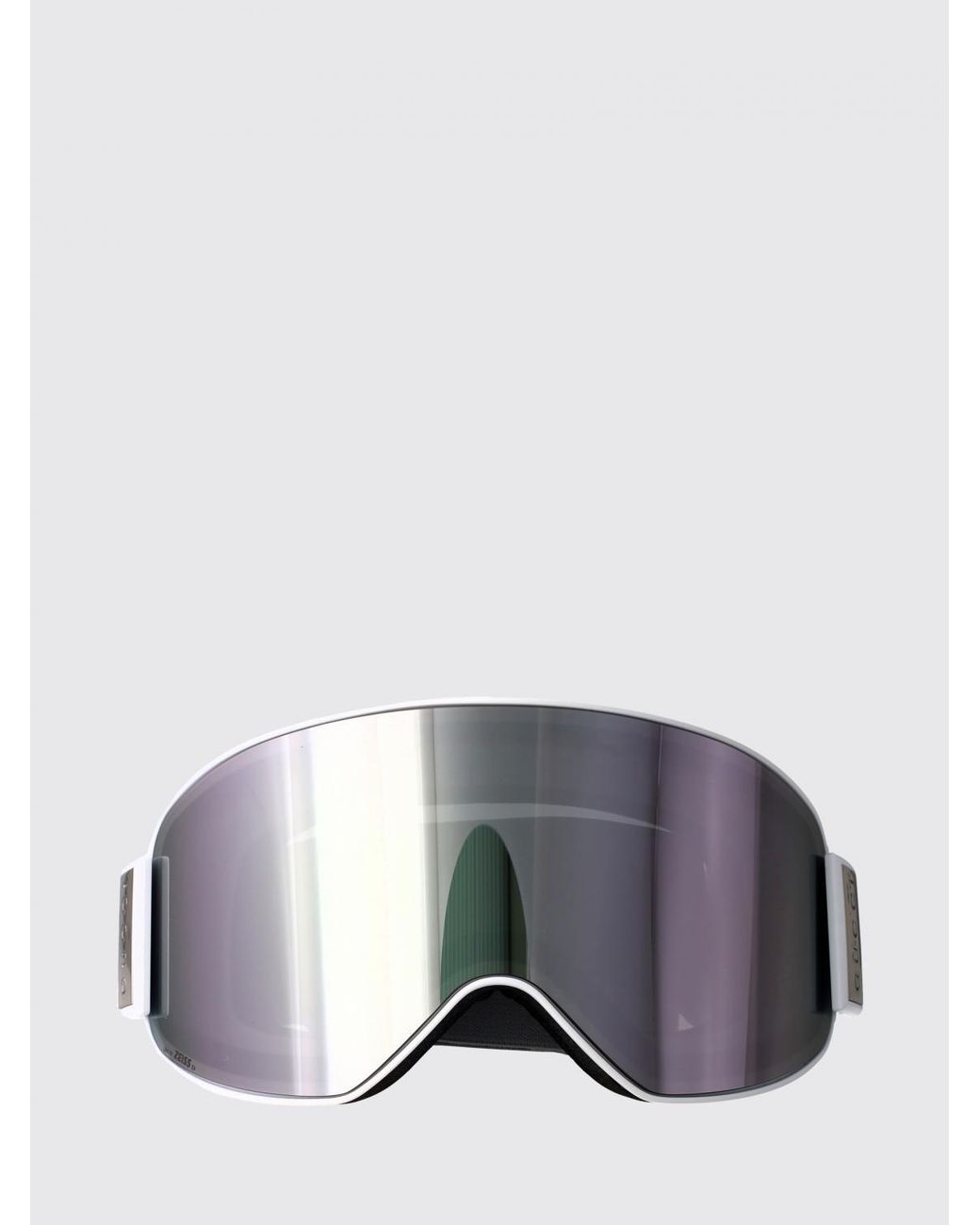Gucci Gray Acetate Ski Goggles With Engraved Logo And Adjustable Strap for men