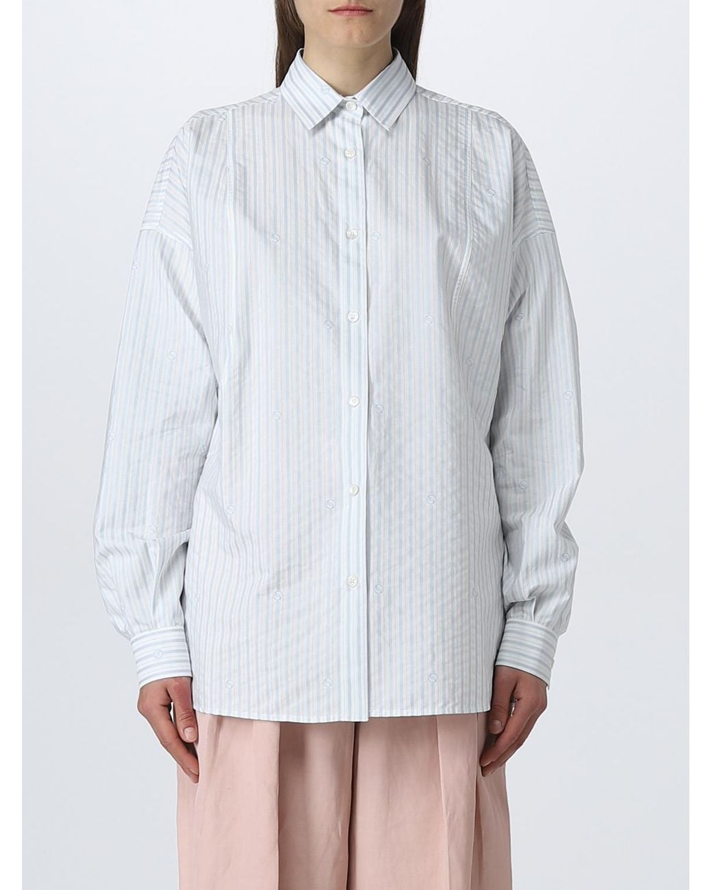 Stella McCartney White Shirt In Cotton