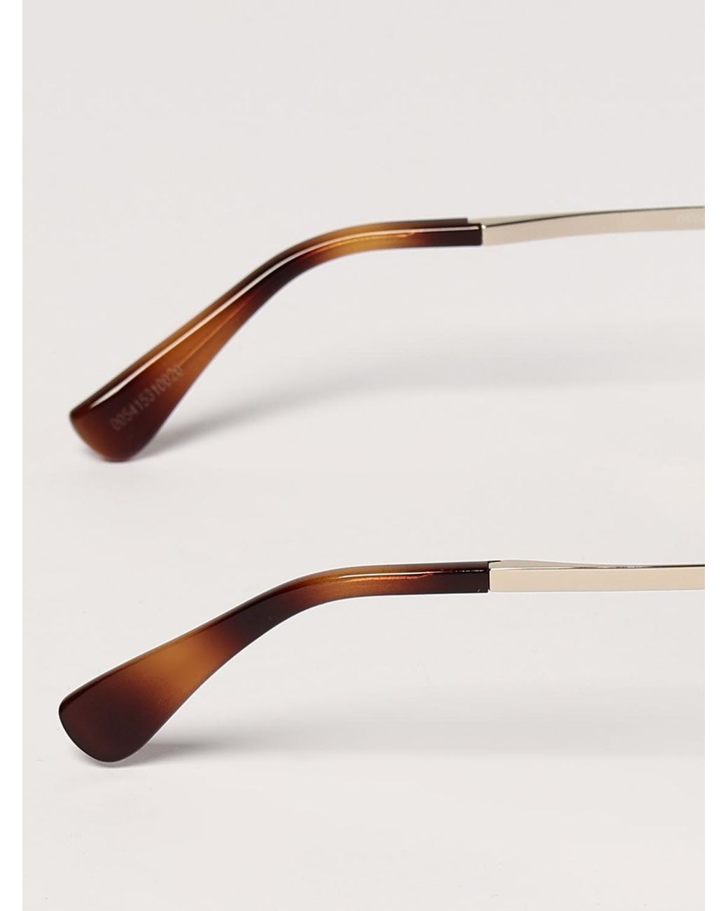 Max Mara Natural Acetate And Metal Sunglasses