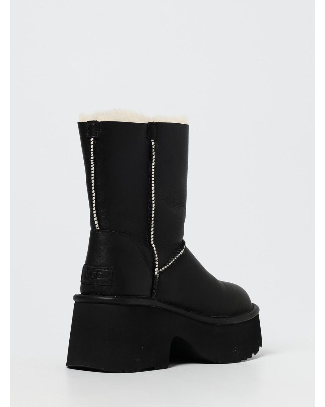 Ugg Black Esmee Lederstiefel