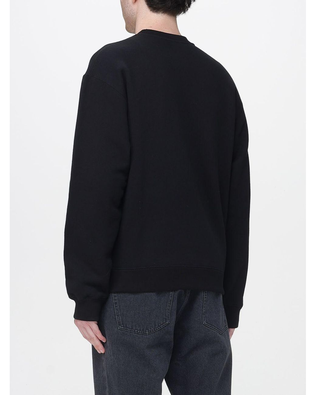 Valentino Blue Crewneck Sweatshirt With Logo for men