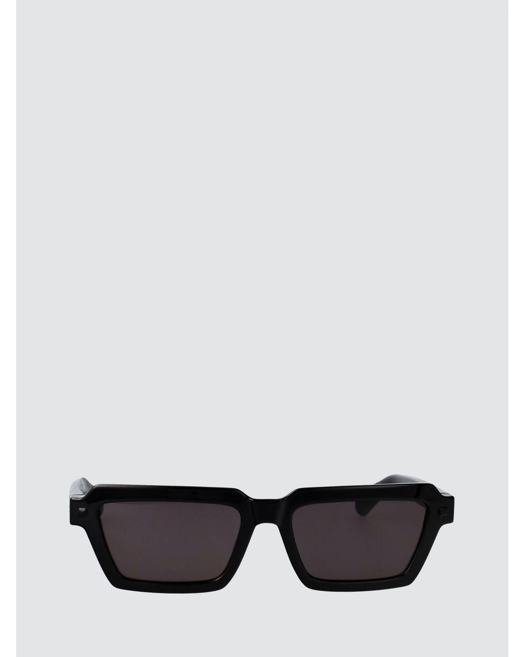 Calvin Klein Black Cat-Eye Acetate Sunglasses With Monogram Logo