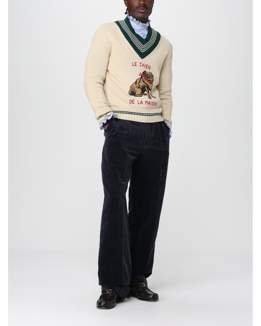Valentino Blue Trousers for men