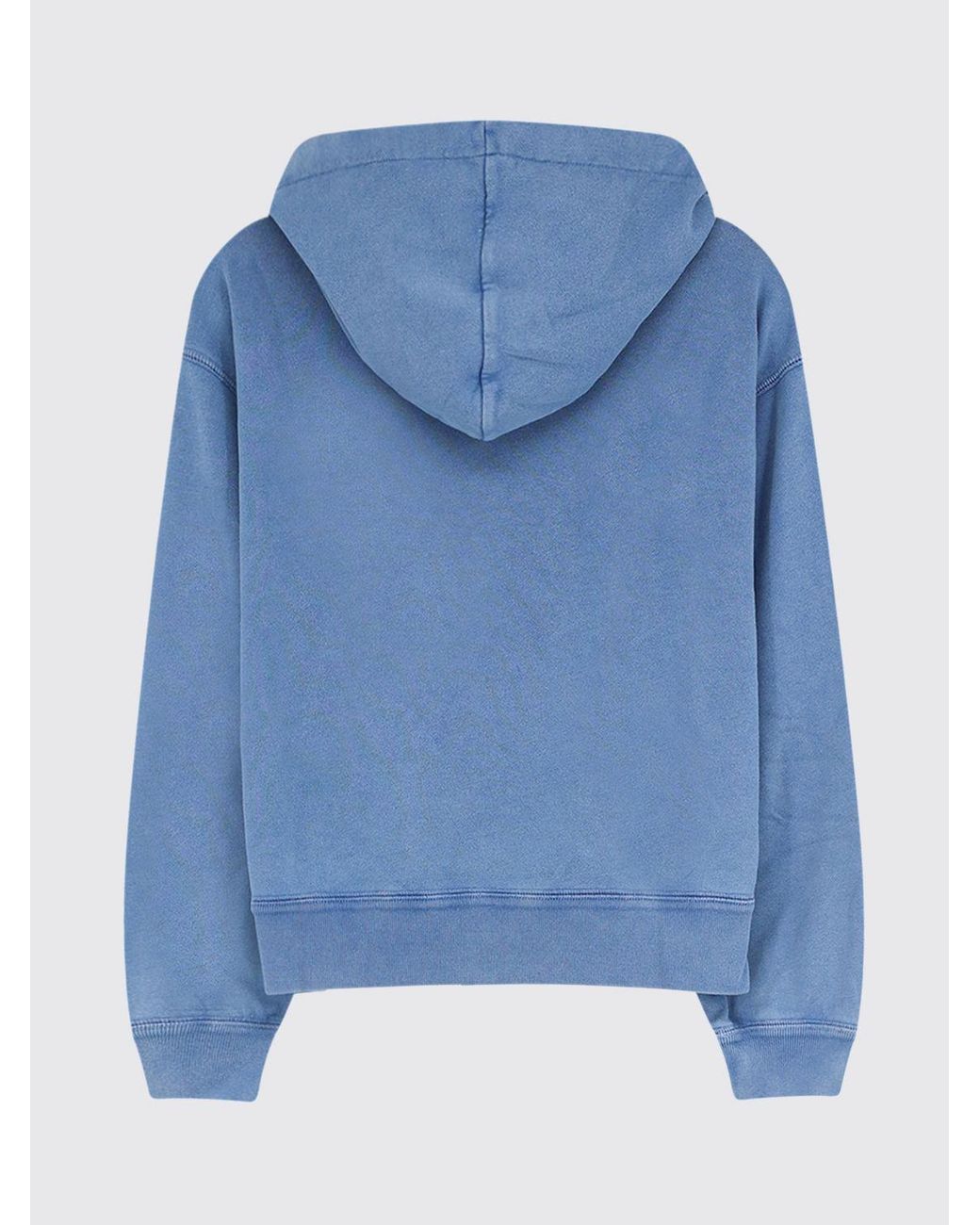 Isabel Marant Blue Logo Jersey Hoodie