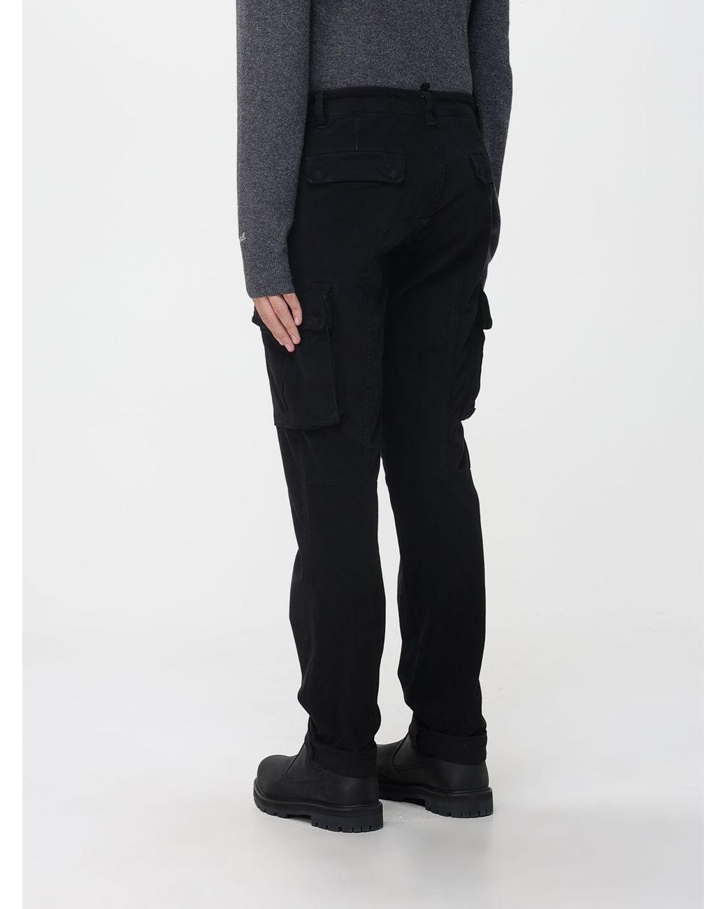 Mason's Black Trousers for men