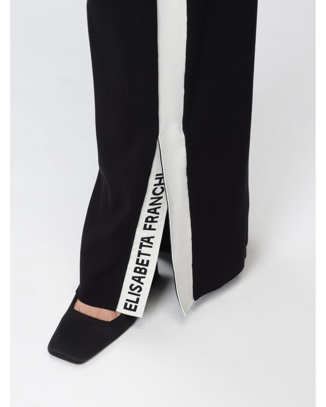 Elisabetta Franchi Black Trousers