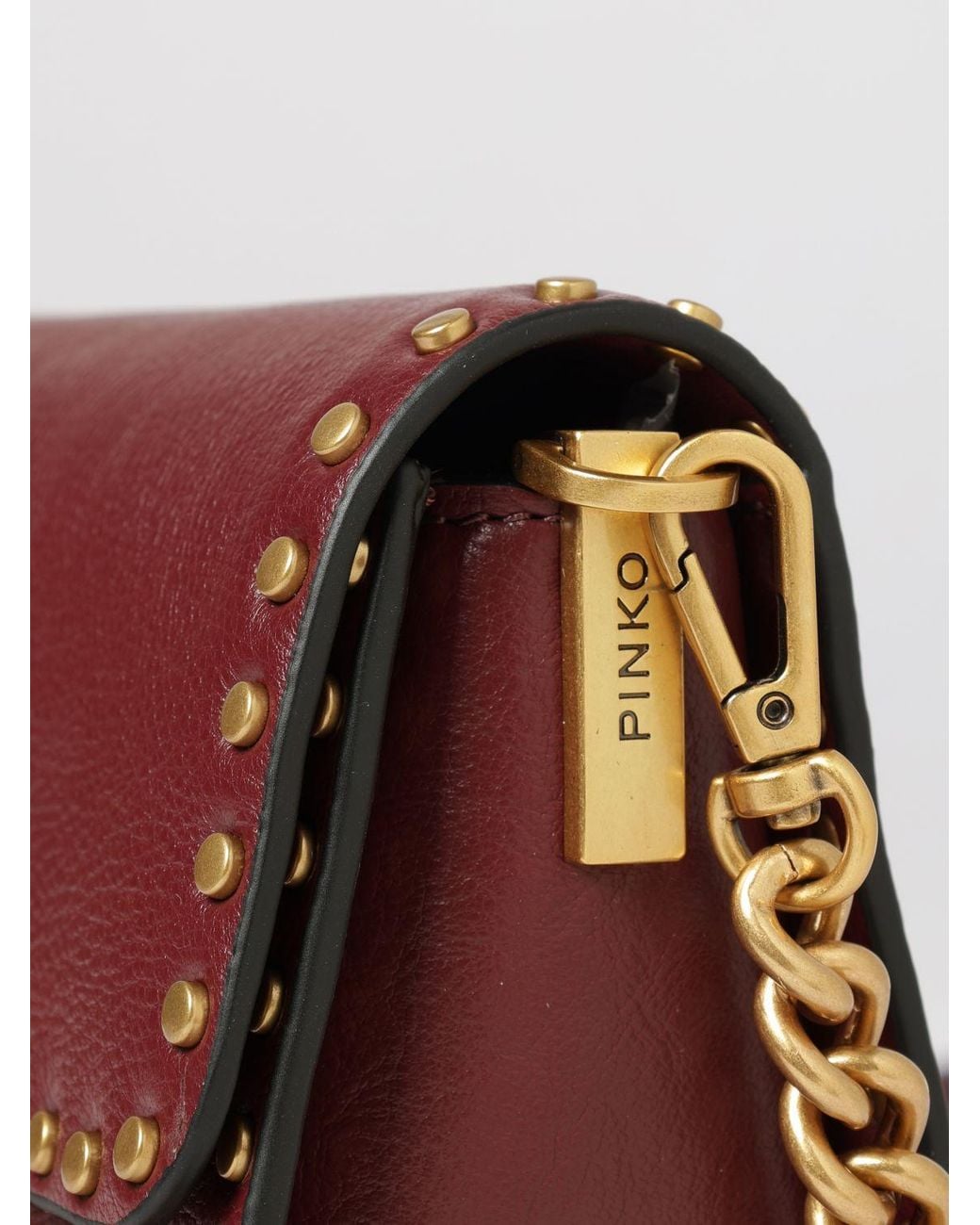 Pinko Purple Love One Slouchy Mini Bag