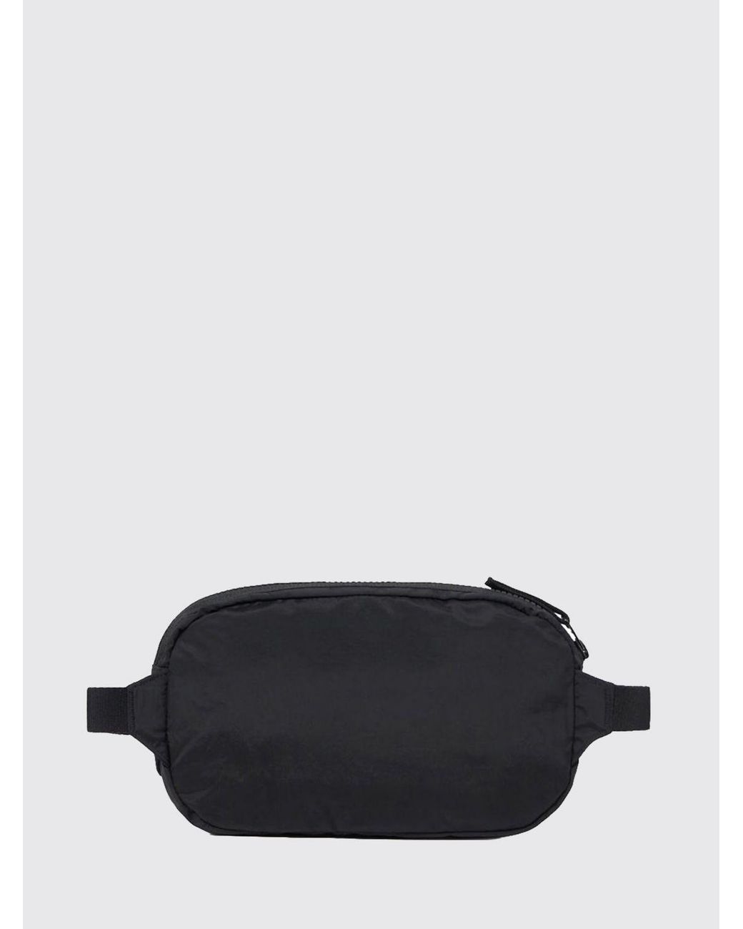Stone Island Black Compass Logo Bum Bag for men