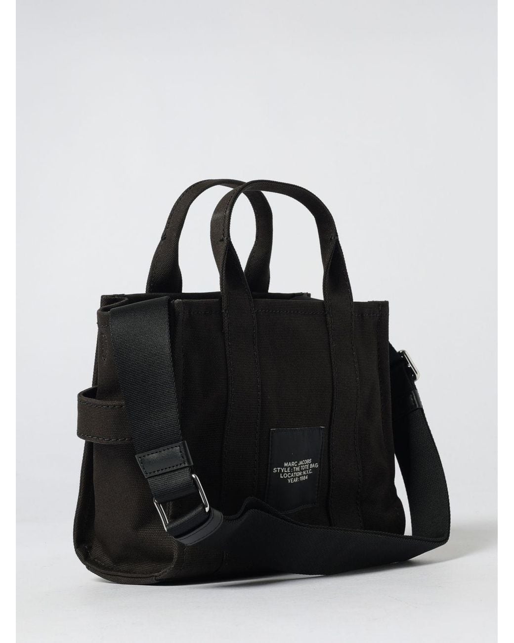 Marc Jacobs Black The Tote Bag Small Canvas Bag