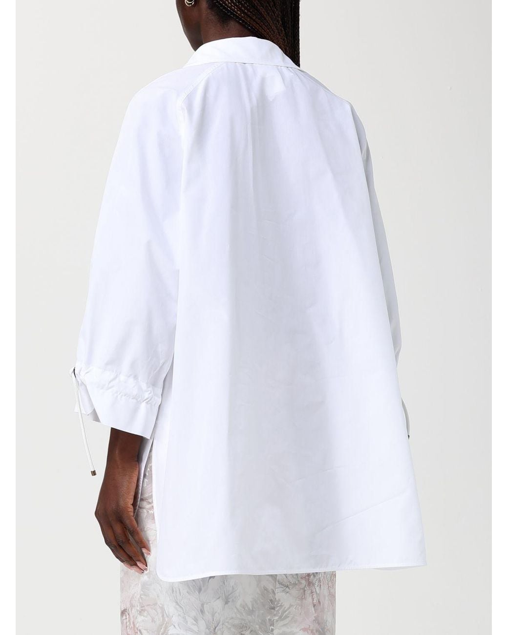 Max Mara White Classic Poplin Shirt
