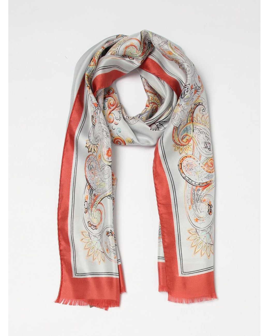 Etro Gray Scarf