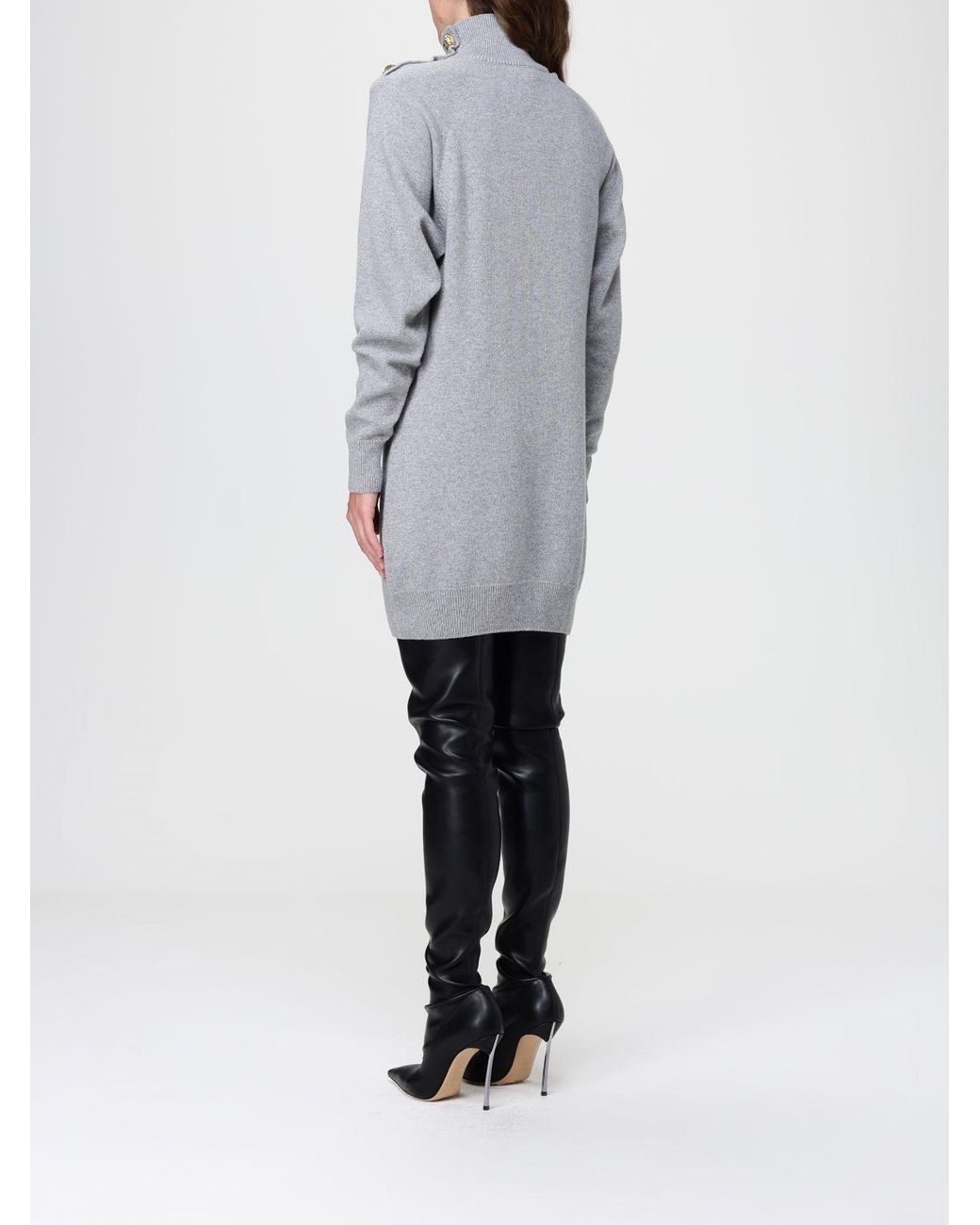 Balmain Gray Dress
