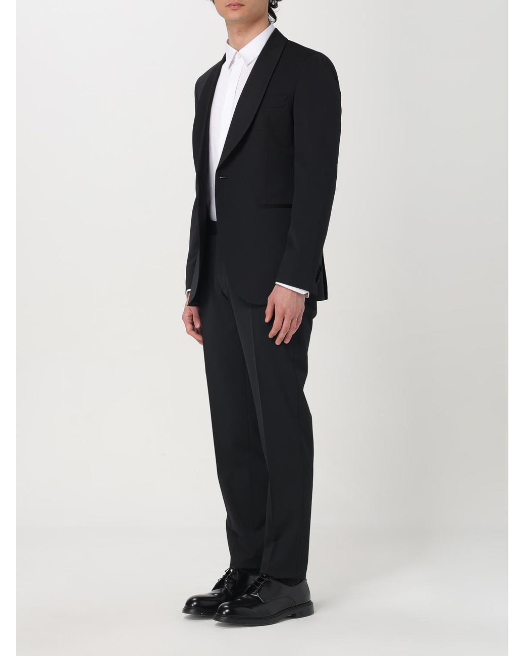 Michael Kors Black Classic Tuxedo Suit Slim Fit for men
