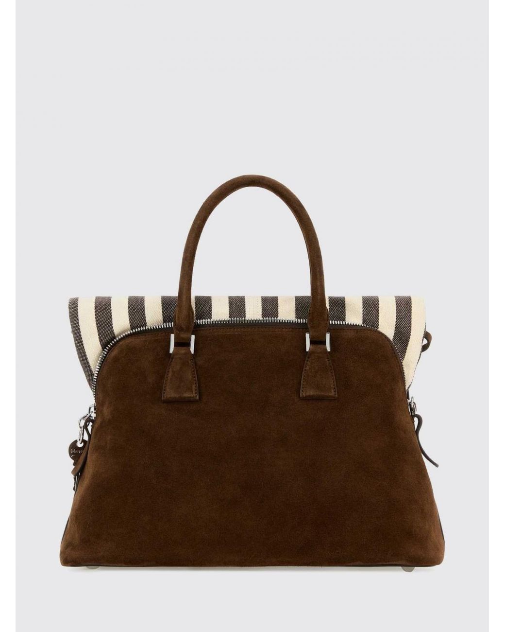 Maison Margiela Brown 5Ac Soft Wildleder-Handtasche