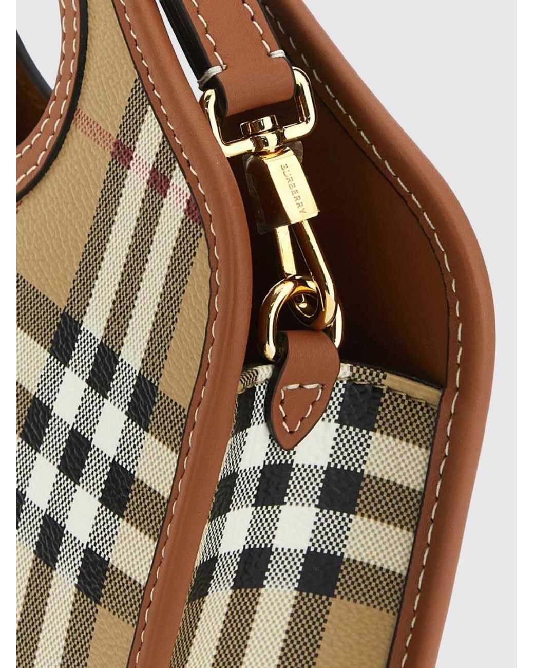 Burberry Brown Small Pocket Handbag