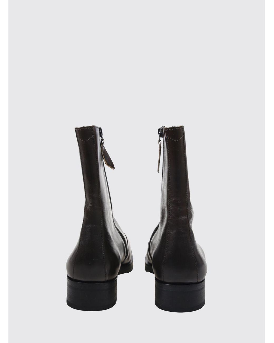 Our Legacy Black Camion Calfskin Ankle Boots With Vibram Sole for men