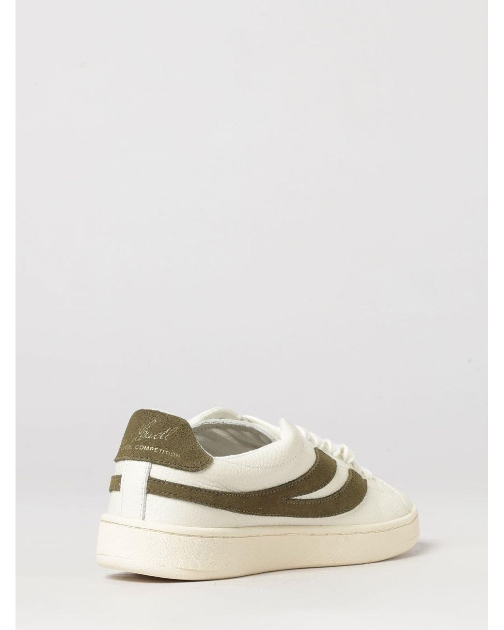 Superga Natural 1960 Capri Low Top Leather And Suede Trainers With Embossed Logo for men