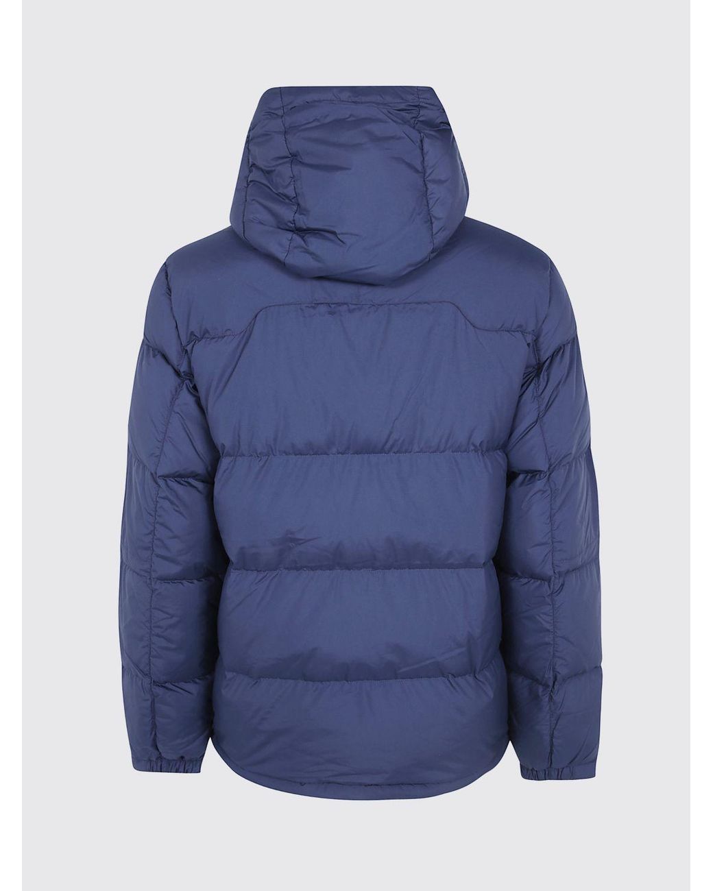 Polo Ralph Lauren Blue Gorham Quilted Nylon Hooded Down Jacket With Pony Logo for men