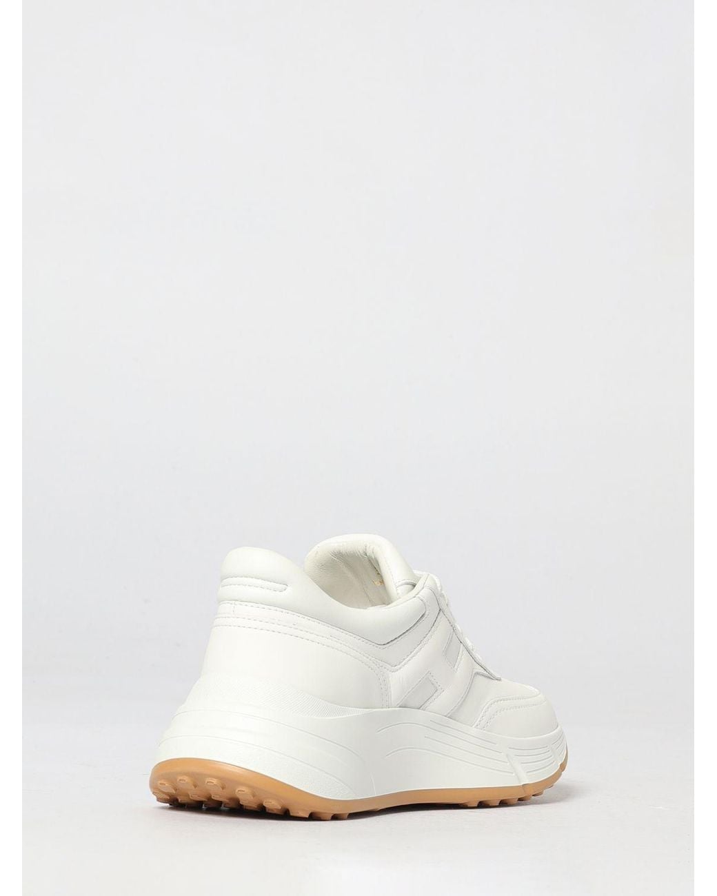 Hogan White H669 Leather Sneakers
