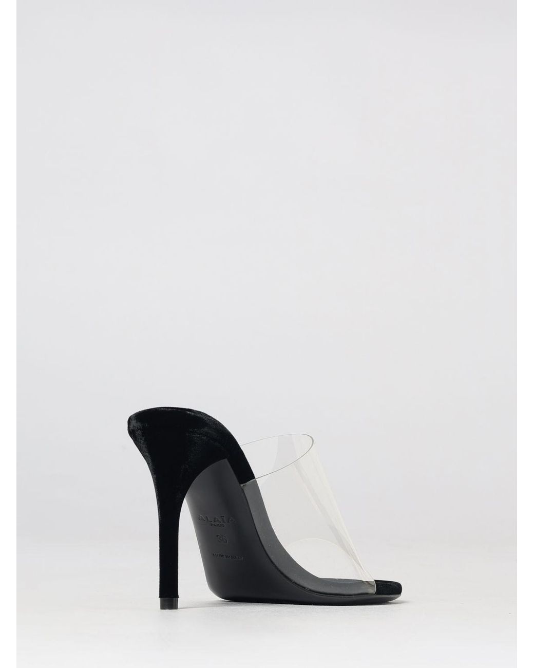 Alaïa Brown AlaiA Lambskin Mules With Fringes And High Stiletto Heel
