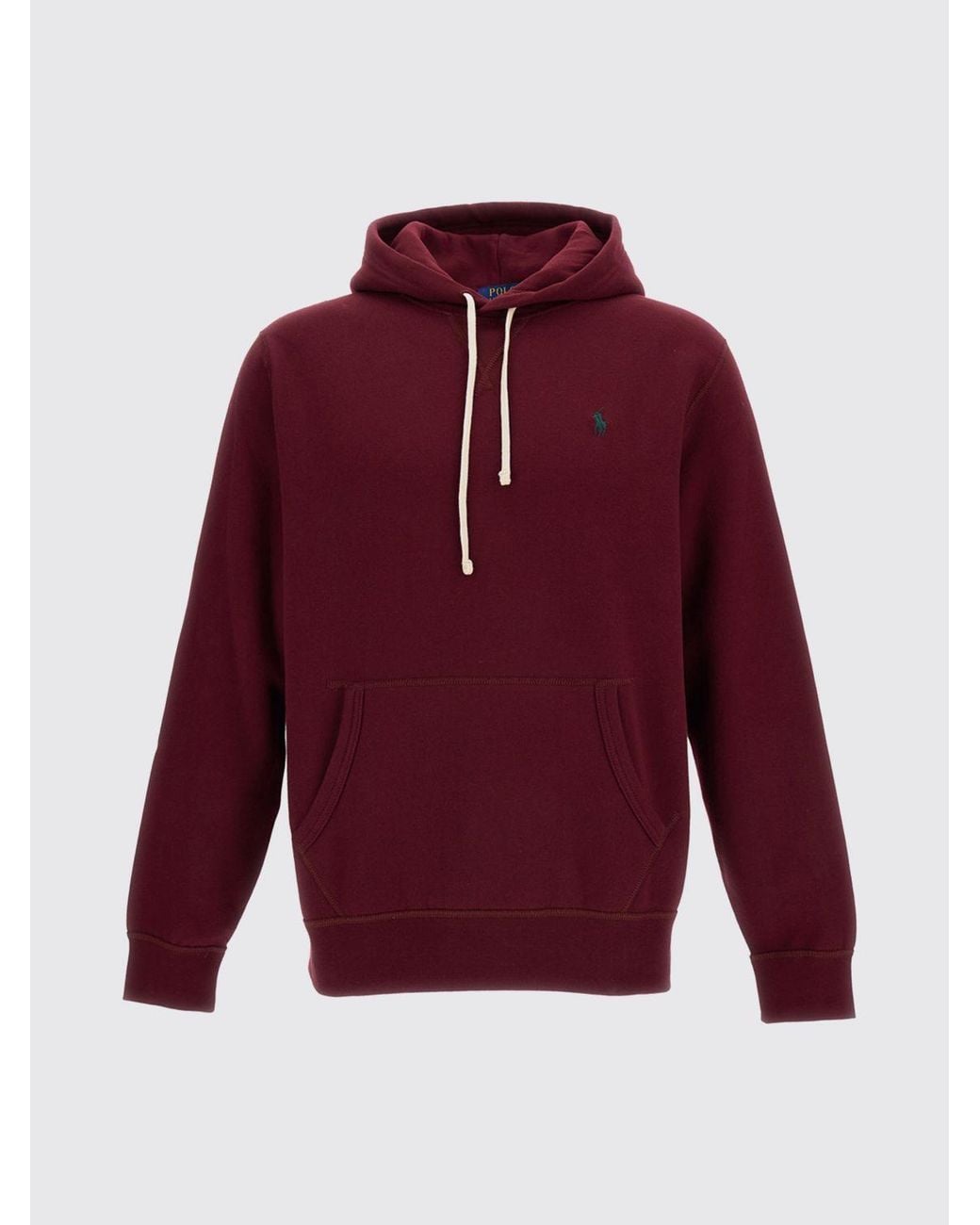 Polo Ralph Lauren Cotton Hoodie With Iconic Embroidered Pony Logo for men