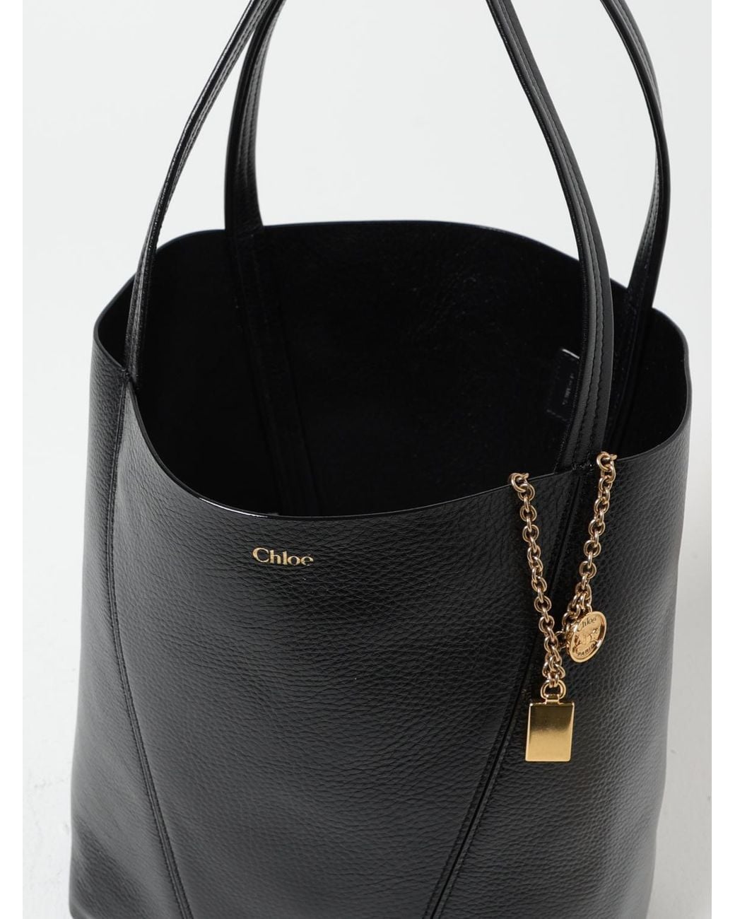Chloé Black ChloÉ Spin Grained Leather Bag