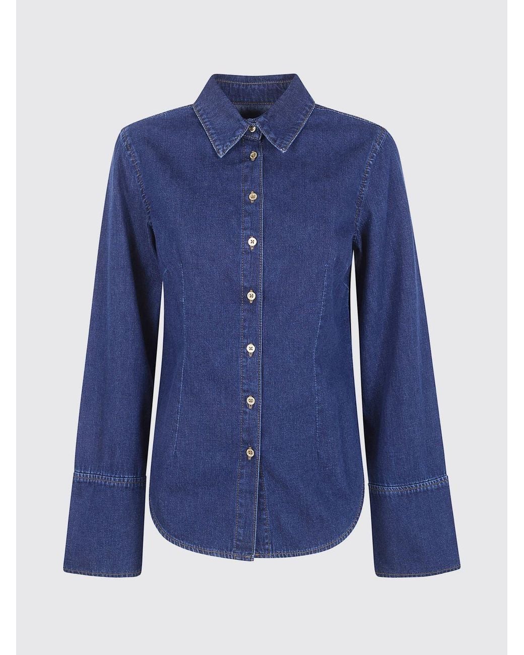 7 For All Mankind Blue Shirt