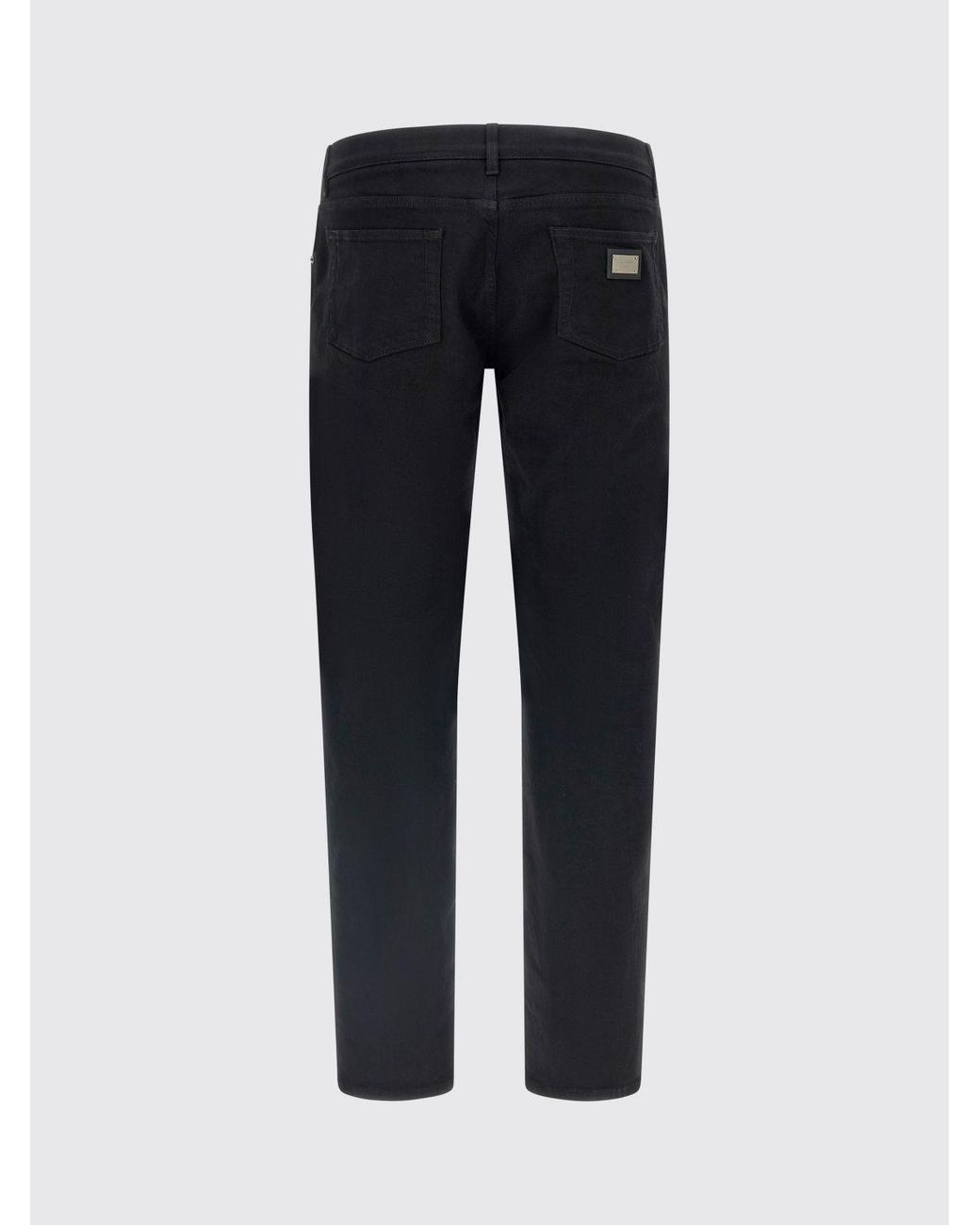 Dolce & Gabbana Blue Dolce &Amp Gabbana Mid-Rise Skinny Slim Fit Stretch-Denim Jeans With Logo Plaque for men