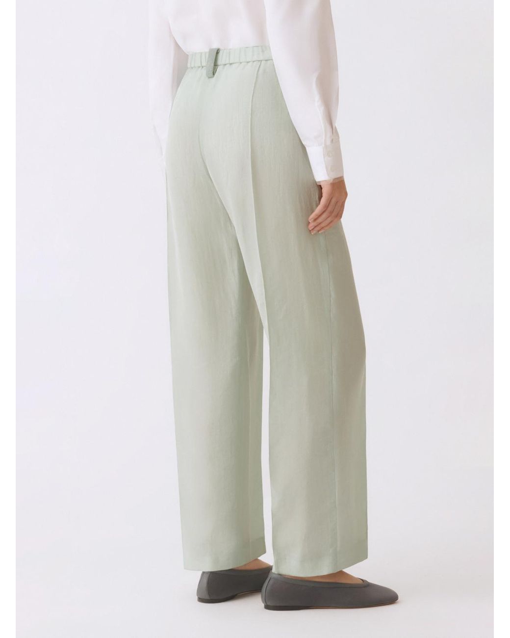 Fabiana Filippi Green Wide Leg Trousers
