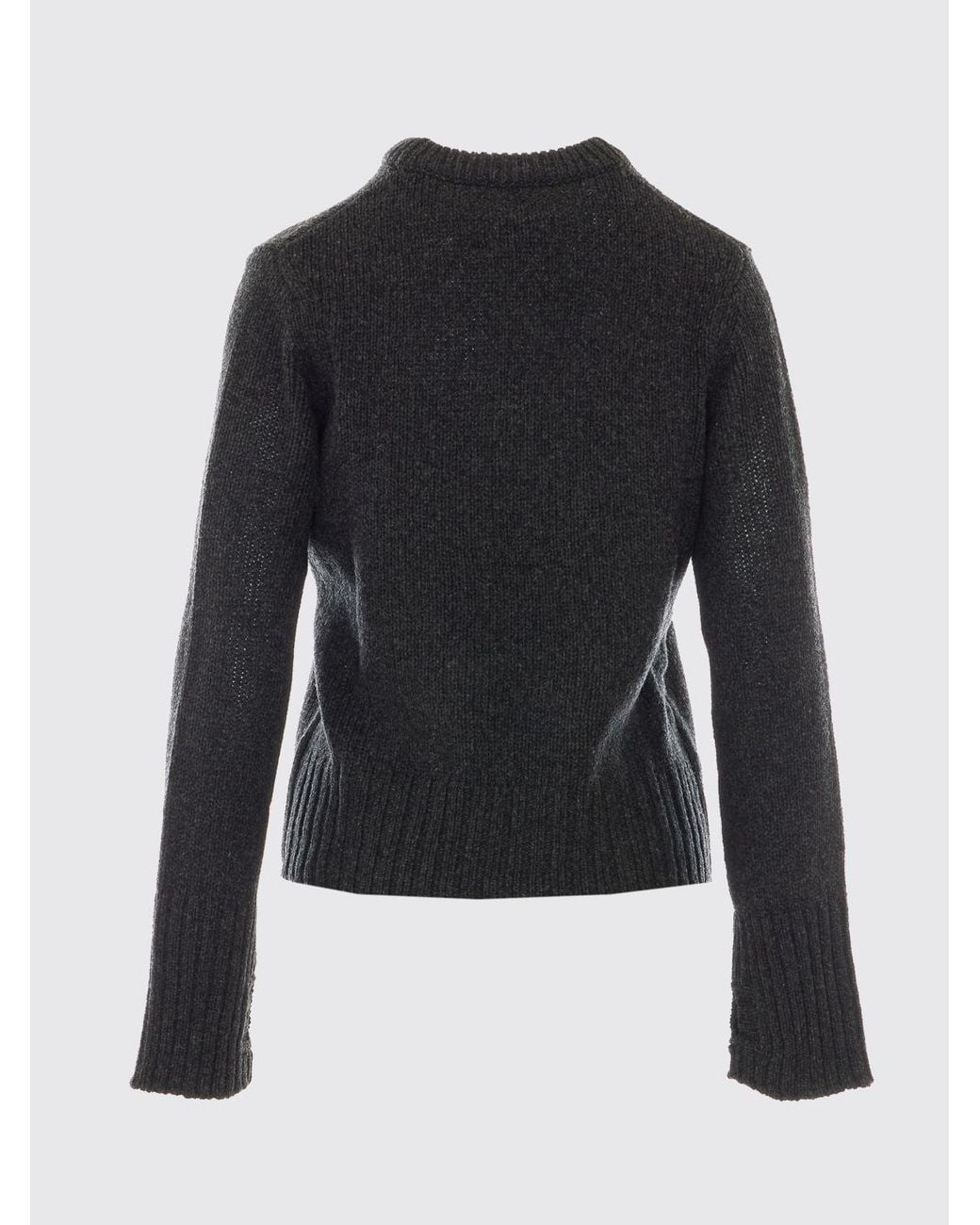Zadig & Voltaire Blue Zadig &Amp Voltaire Jacquard Merino Wool Crewneck Jumper With Abstract Pattern