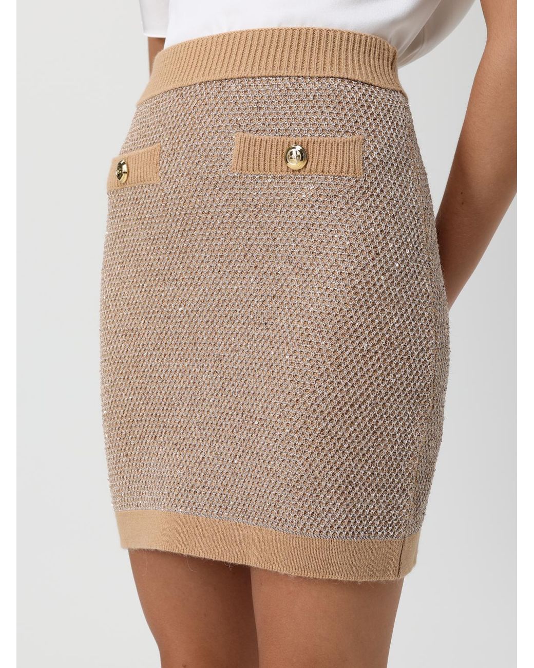 Elisabetta Franchi Natural Skirt