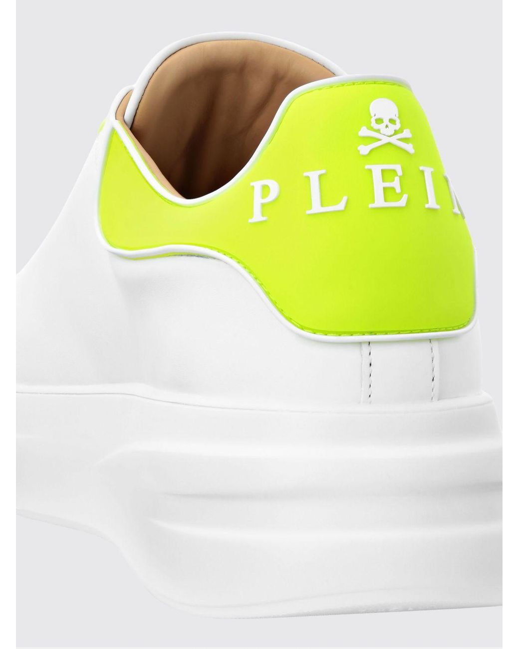 Philipp Plein White Platform Sneakers for men
