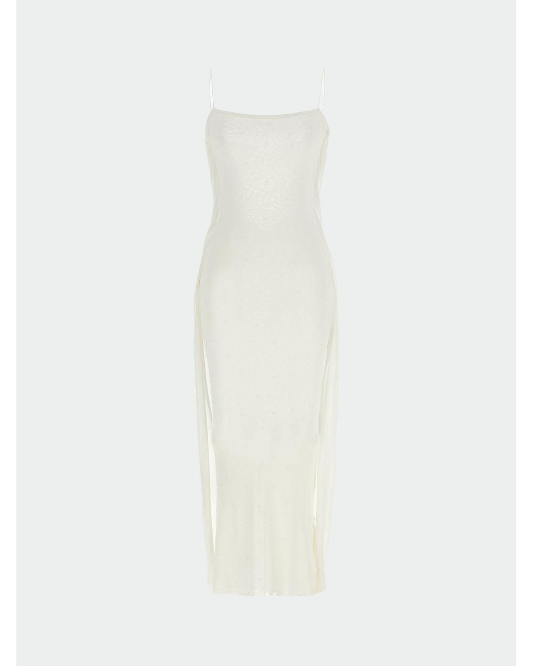 Jacquemus White Viscose Dress