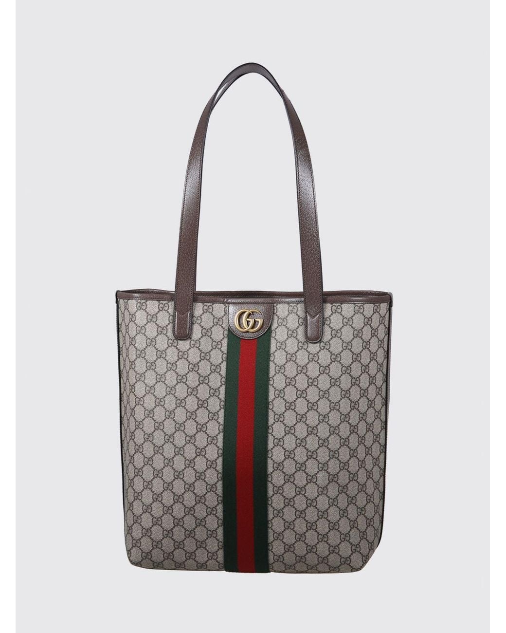 Gucci White Ophidia Gg Supreme Canvas Bag for men