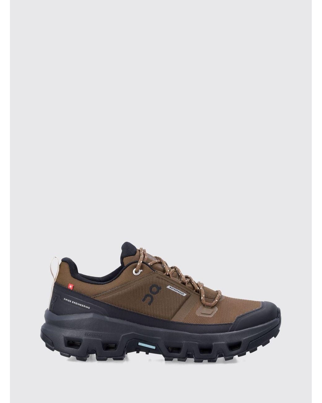 On Shoes White Cloudrock Low Waterproof Trainers for men