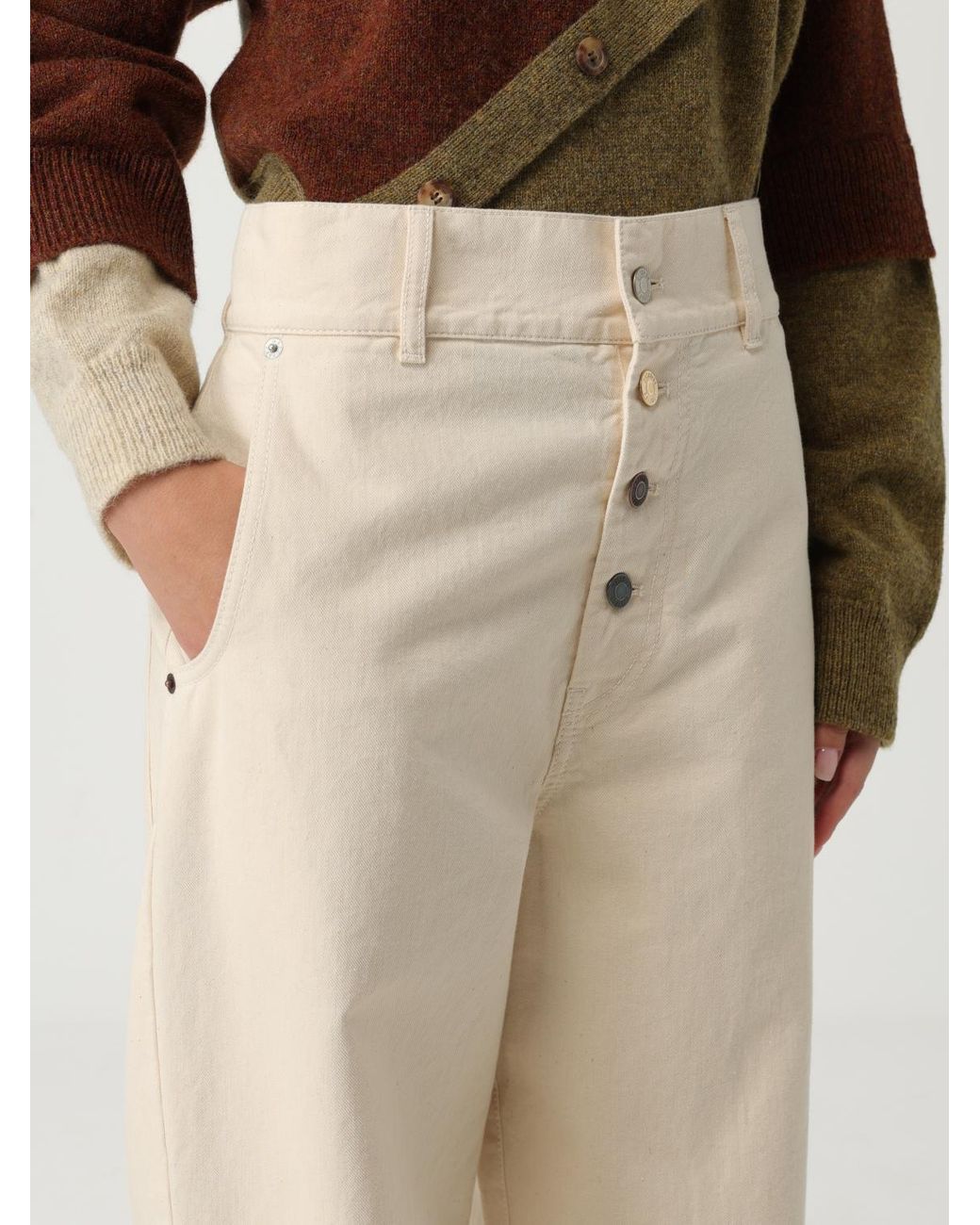 Moschino Couture Natural Trousers