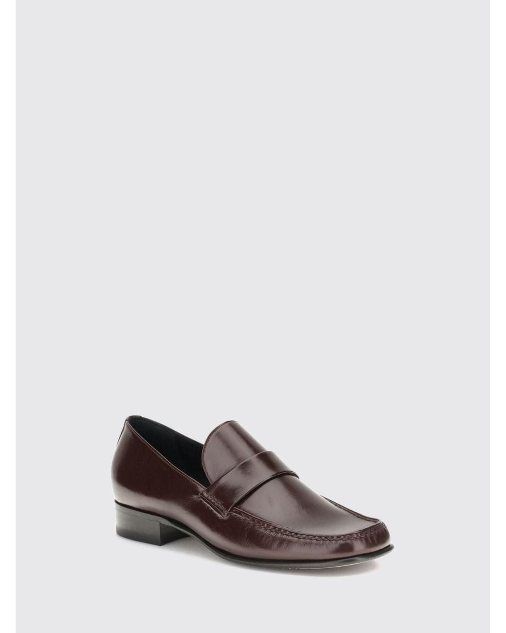 Phoebe Philo Brown Penny Loafers