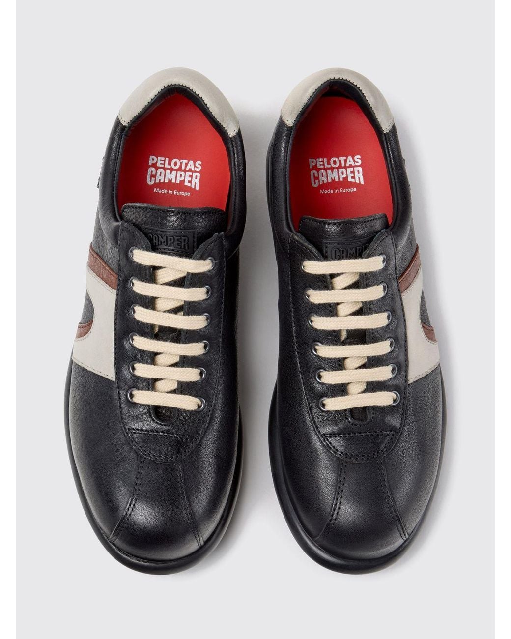 Camper Black Pelotas Low-Top Sneakers