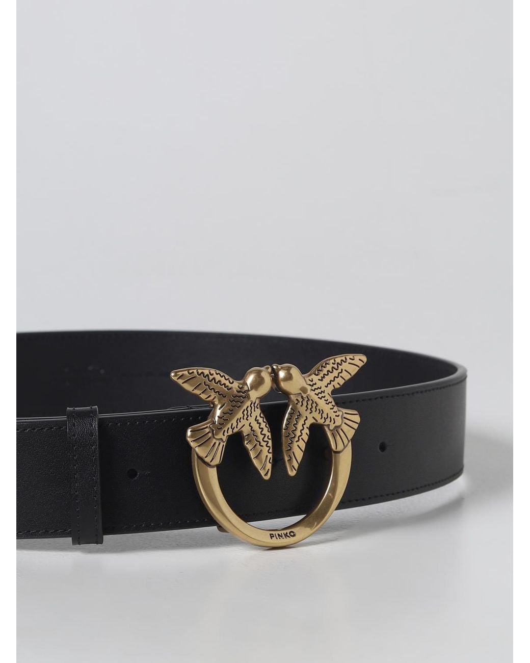 Pinko Gray Belts.