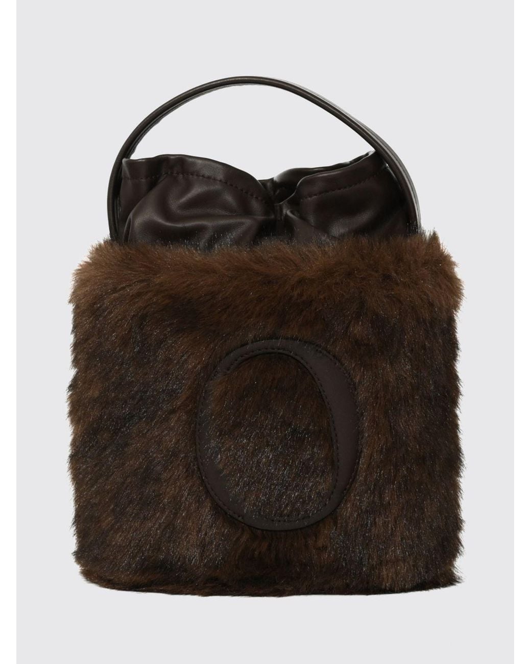 Orciani Black Her-O Mini Bucket Bag
