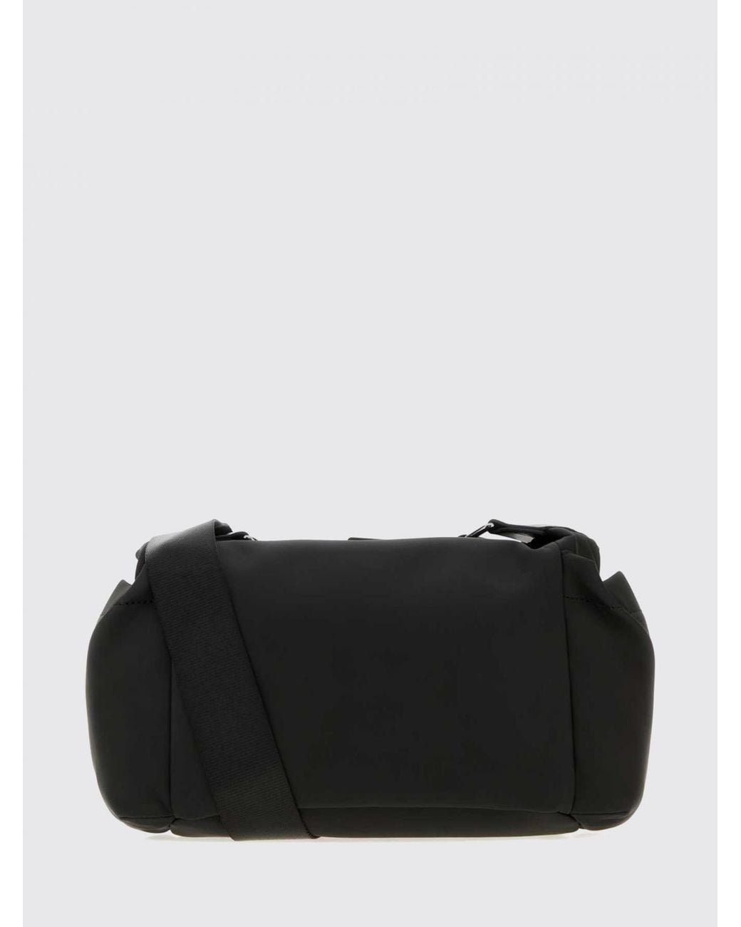Vivienne Westwood Black Lee Nylon Crossbody Bag With Applied Orb Logo
