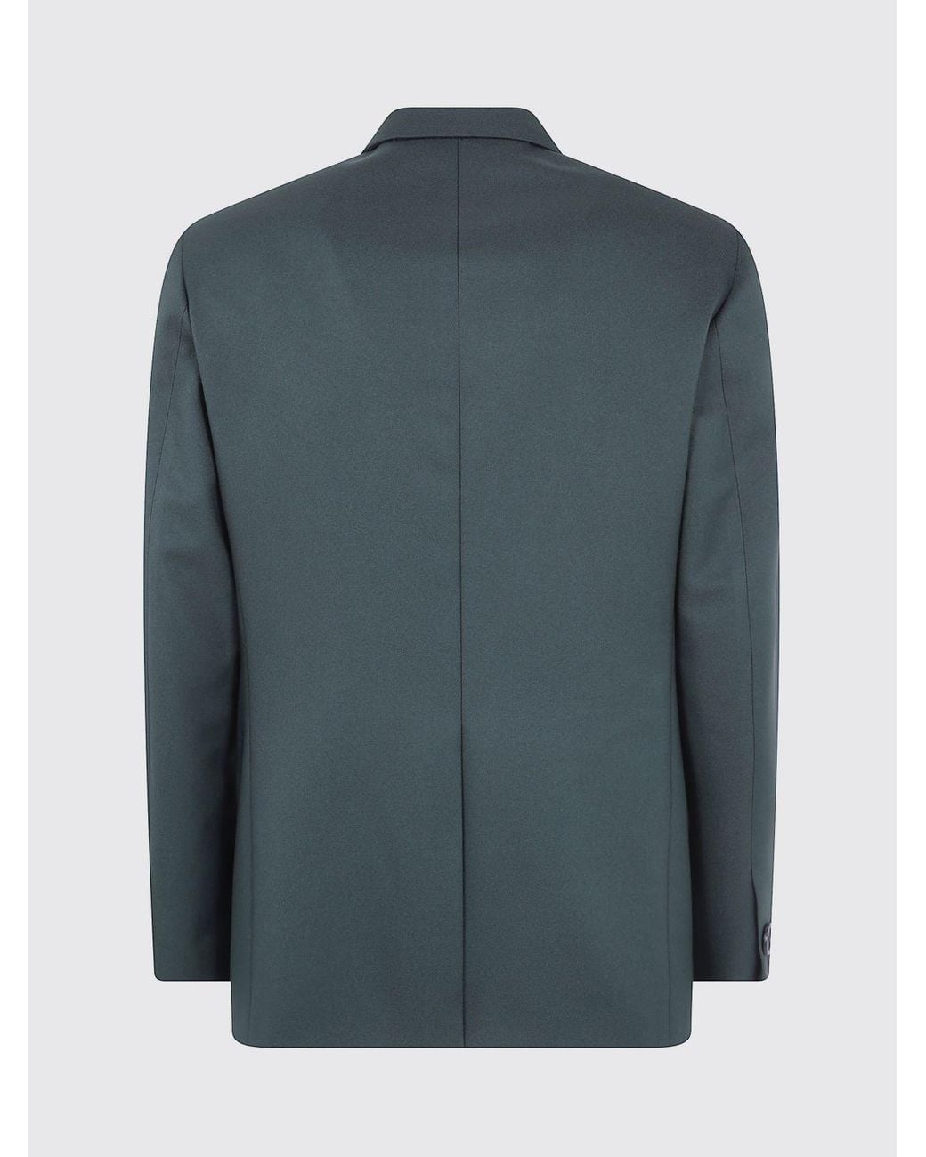 Marni Blue Slim Fit Single-Breasted Sartorial Technical Fabric Blazer for men