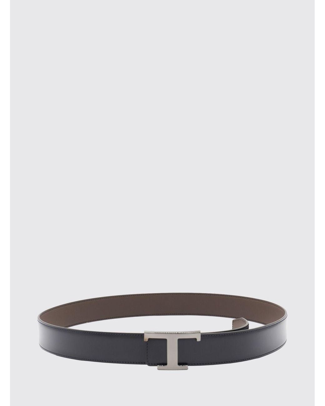 Tod's White Adjustable Reversible T Timeless Belt for men