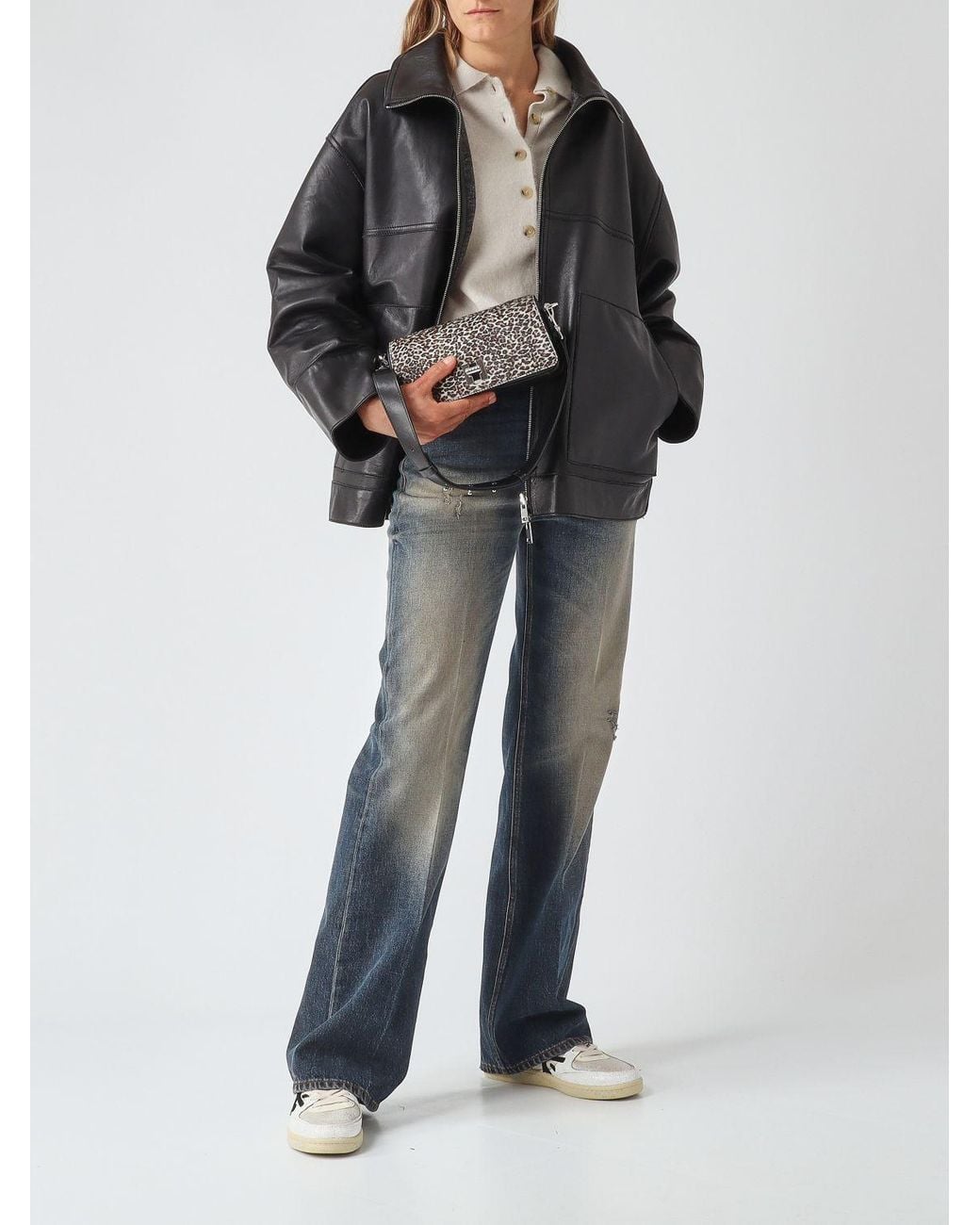 Hogan Gray Shoulder Bag