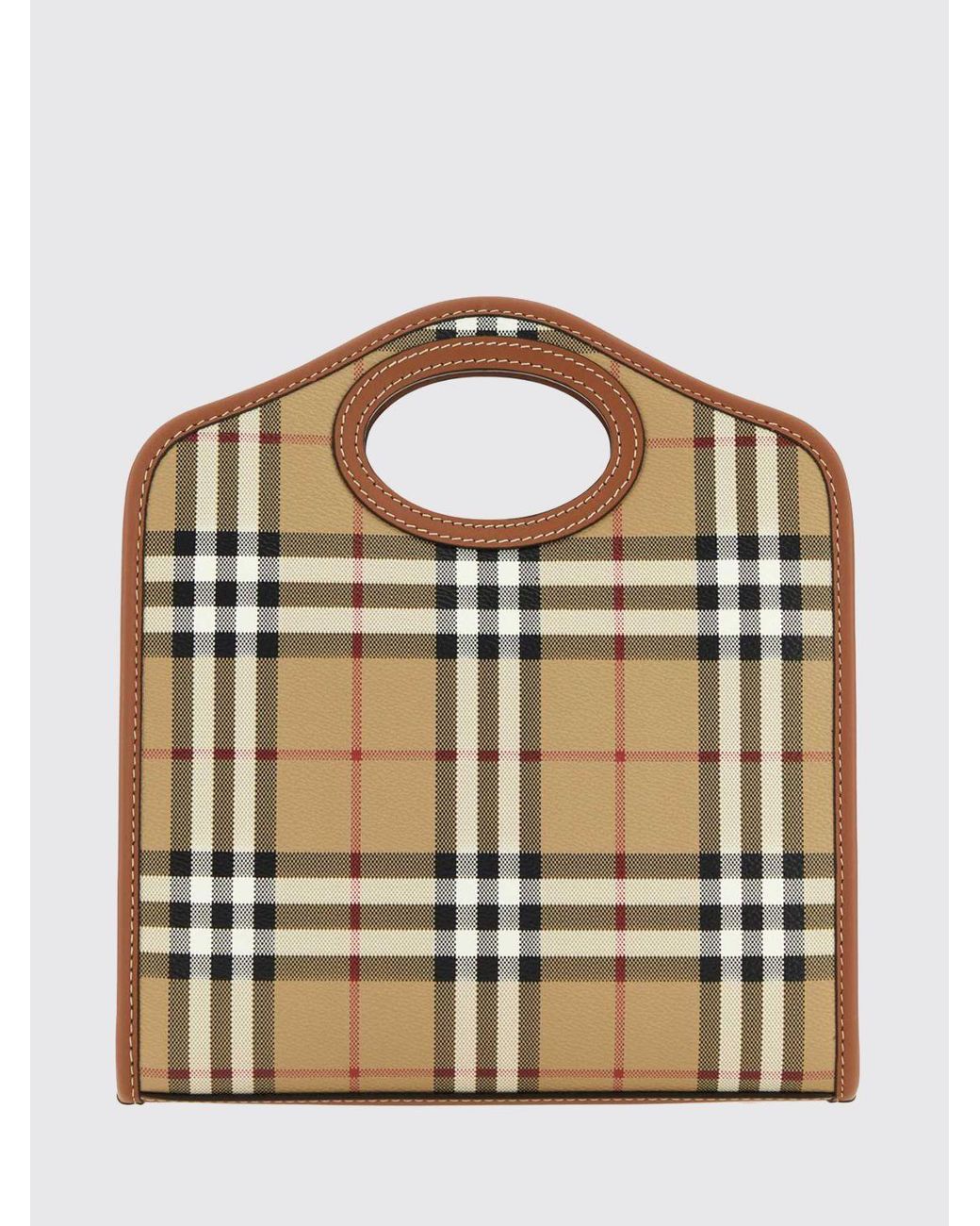 Burberry Brown Small Pocket Handbag